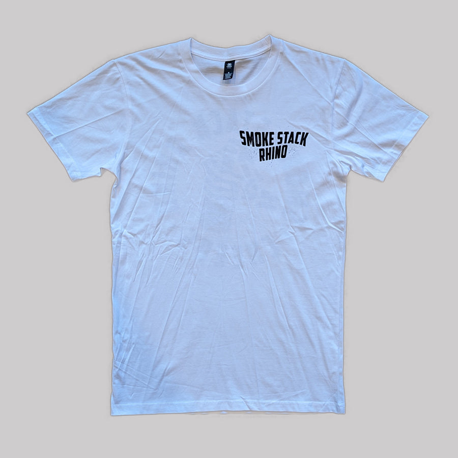 Cheers Double-Sided Tee - White
