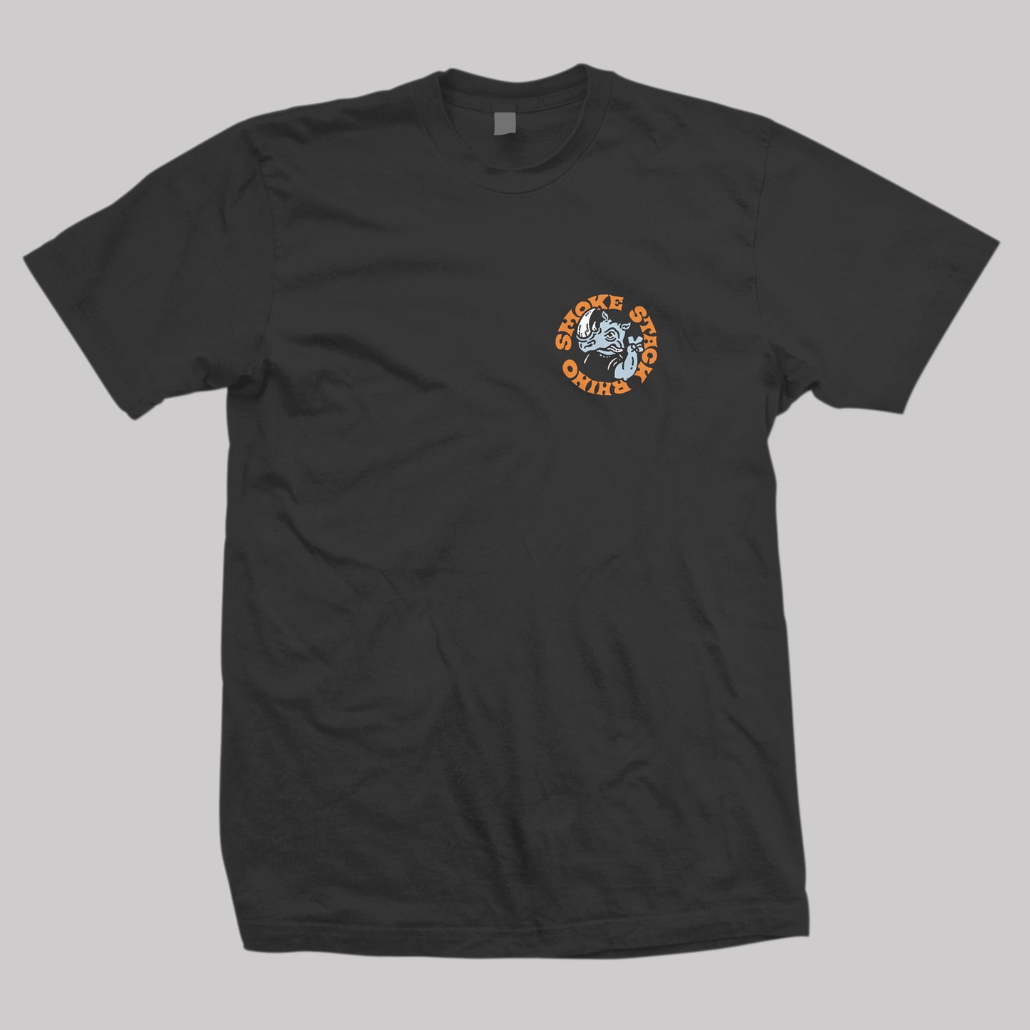 Flying Rhino Double-Sided Tee - Coal